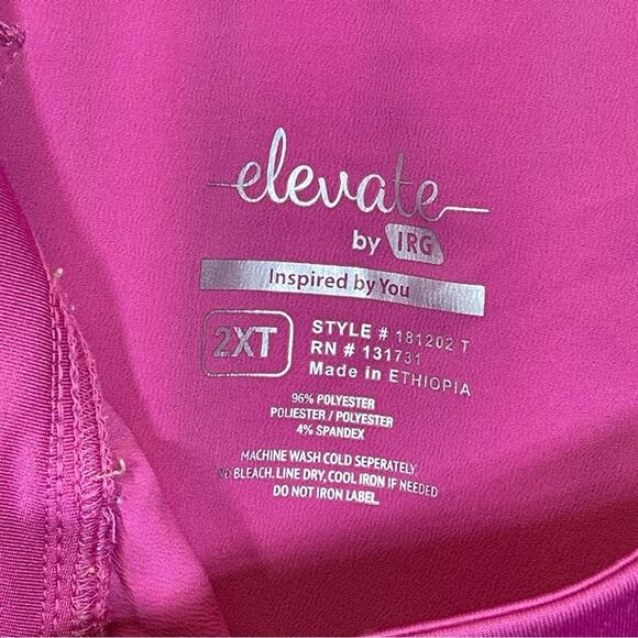 Elevate by IRG, Bright Pink Scrub Pants. Size 2XT. In excellent condition! - Picture 5 of 5